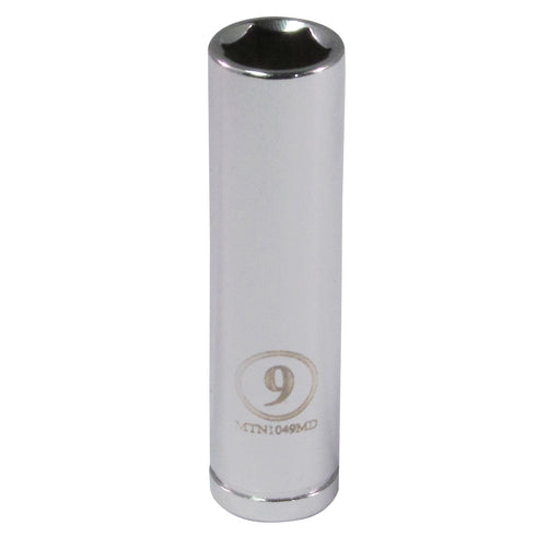 1/4" DRIVE 9MM 6 POINT DEEP SOCKET