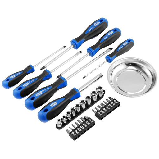 31-PC SCREWDRIVER SET, S2 STEEL PROFESSIONAL QU