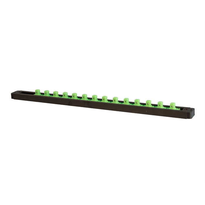 3/8"drive Lock-a-Socket in Matte Black/Green Posts