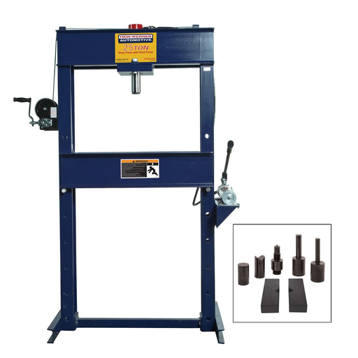 25 ton press w/accessory kit
