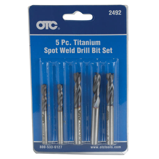 5 Pc Spotweld Drill Bit Set