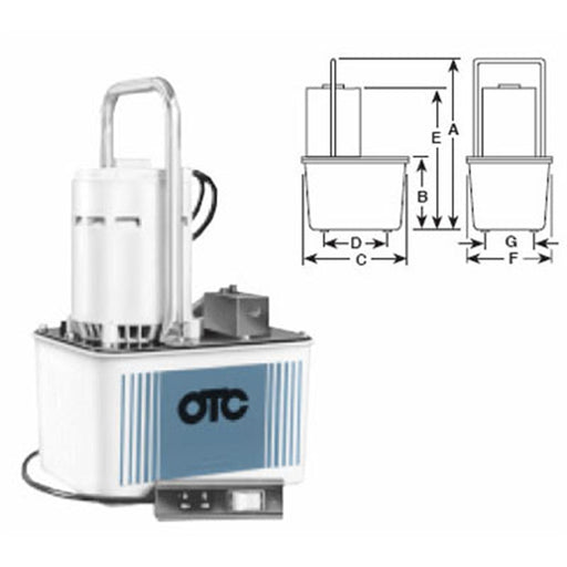 PUMP HYDRAULIC / ELECTRIC 2 STAGE 3POS 4WAY VALVE