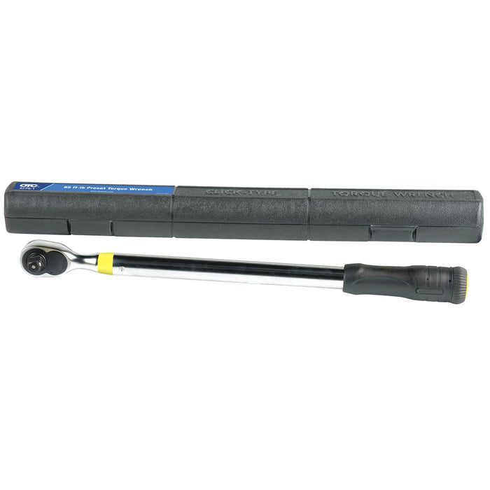 Preset Torque Wrench, 1/2" 65 ft-lb