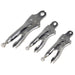 Flare Nut Locking Plier Set, 3 pieces