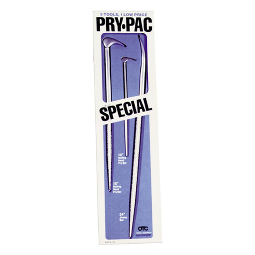 PRY BAR SET 3PC  2 ROLLING HEAD 1 JIMMY BAR