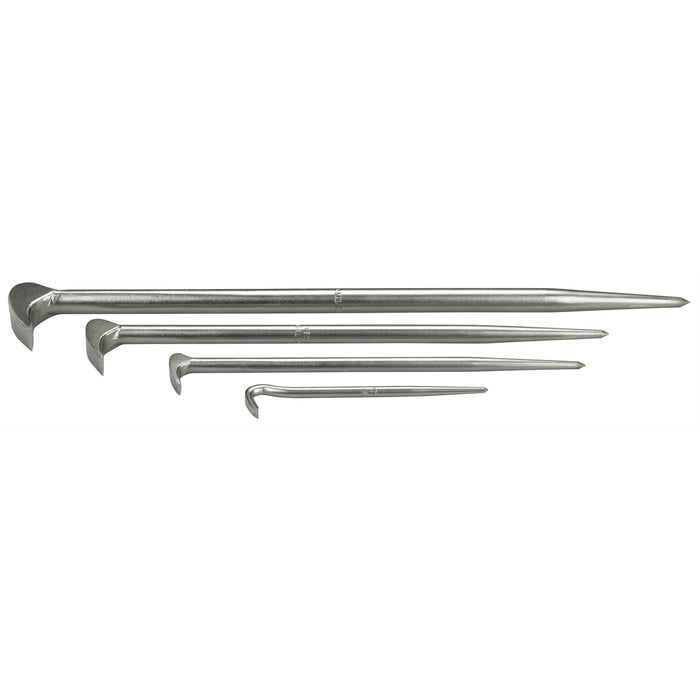 4 Piece Rolling Head Pry Bar Kit