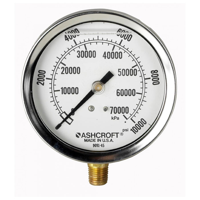 PRESSURE GAUGE O-10,000 FOR PUMP OR RAM