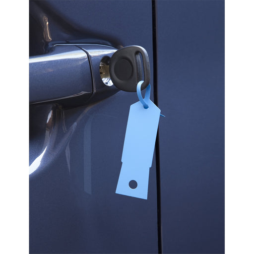 Blue Plastic Key Tags- 1,000/Box