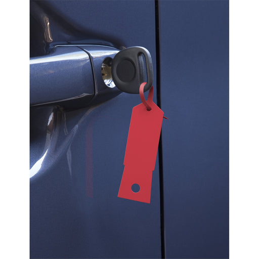 Red Plastic Key Tags- 1,000/Box