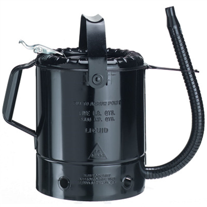 MEASURE LIQUID 5 QT. PAINTED STEEL FLEXIBLE SPOUT