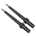 2PK 4MM BANANA JACK 3" TIP BLACK