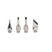 4PC TIP SET- CHISEL, WEDGE, HOT KNIFE & SOLDER