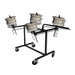 HEAVY DUTY AJUSTABLE PAINT WHEEL RACK