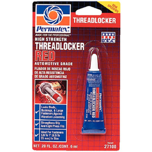 Hi-Strgth Threadlockr Red 12pk