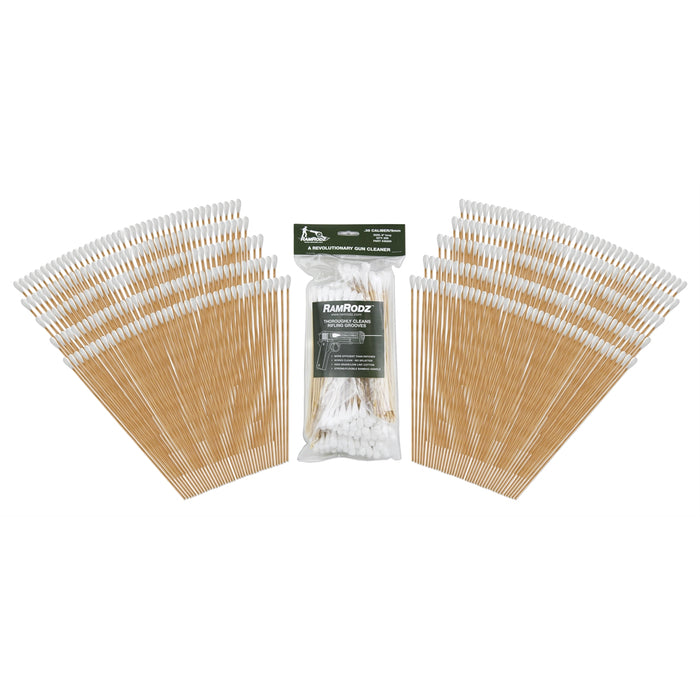 .38/9mm w/ 8" Bamboo Handle 200 pcs RamRodz