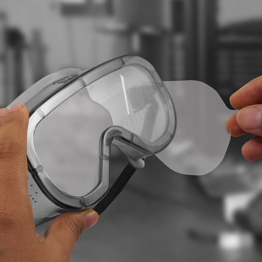 pk of 10 Peel-Off Lens Covers for Overspray Goggles 5110