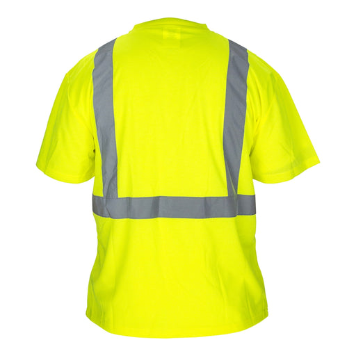 Class-2 Black Bottom Reflective Yellow T-Shirt