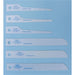 Reciprocating Air Saw Blades, 4 in. All Purpose 32