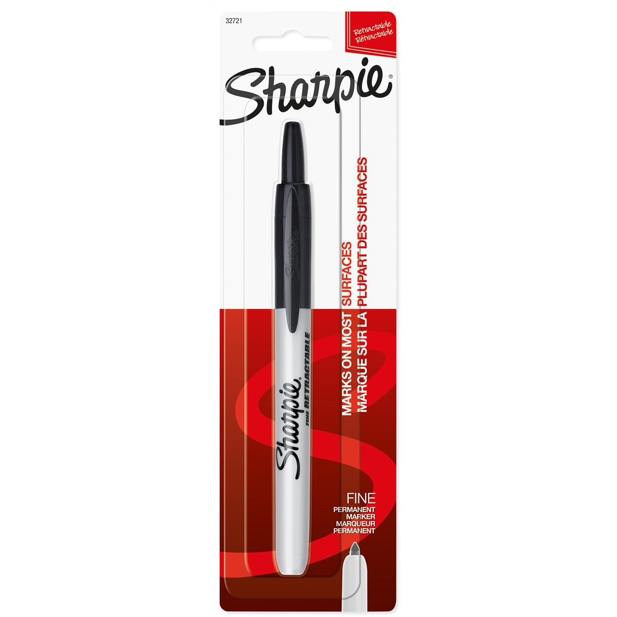 Sharpie Retractable Black Sharpie — OEM Tech Tools