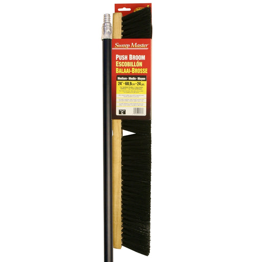 24" MED. SWEEP BROOM W/HANDLE