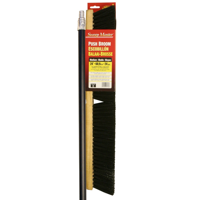 24" MED. SWEEP BROOM W/HANDLE