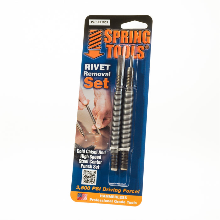 2 PIECE RIVET REMOVAL SET