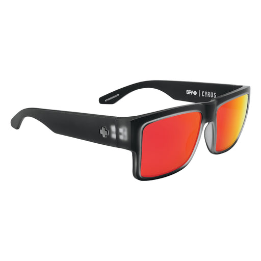 SPY CYRUS Mat Blk Ice HD+ GG Polar Red Mirr