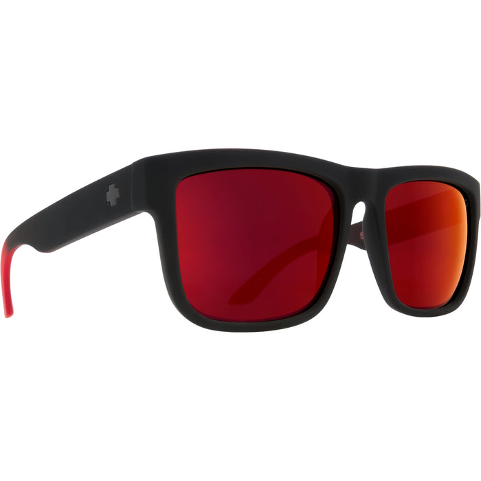 Discord Sunglasses, Soft Matte Black Red