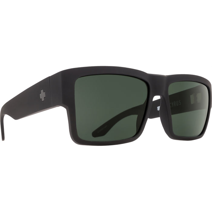 Cyrus Sunglasses, Soft Matte Black Frame