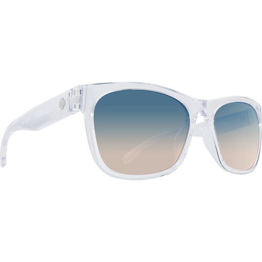 Sundowner Sunglasses, Clear Frame w/ Blu