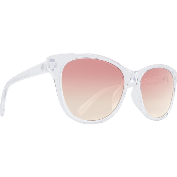 Spritzer Sunglasses, Clear Frame w/ Pink