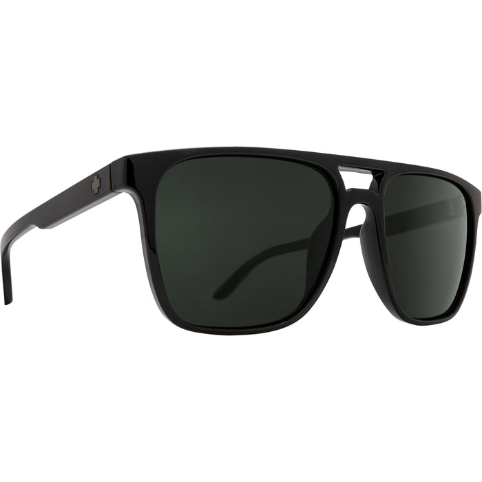 Czar Sunglasses, Black Frame w/ Happy Gr