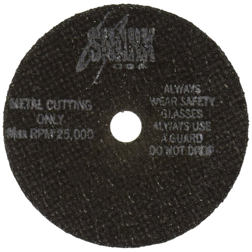 CUT-OFF WHEELS,3x1/16x3/8,10pk