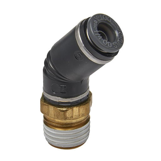 45 SWIVEL MALE ELBOW 1/4" TUBE X 1/4" NPT 2