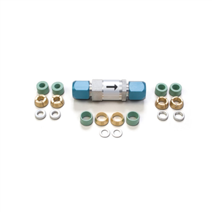 Dual purpose A/C in-line repair kit & filter