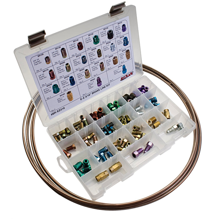 E-Z BRAKE LINE REPLACEMENT KIT 3/16"