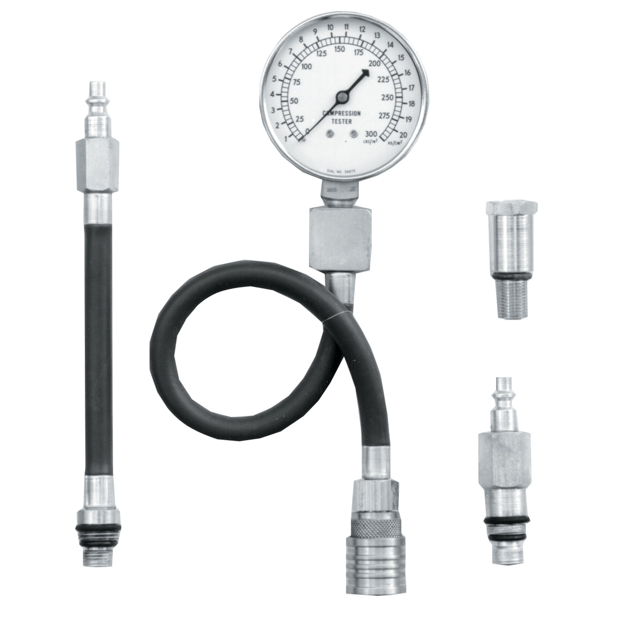 COMPRESSION TESTER IN PLASTIC BOX Lang Tools — OEM Tech Tools