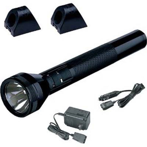FLASHLIGHT RECHARGABLE W/AC/DC - 2 SLEEVES