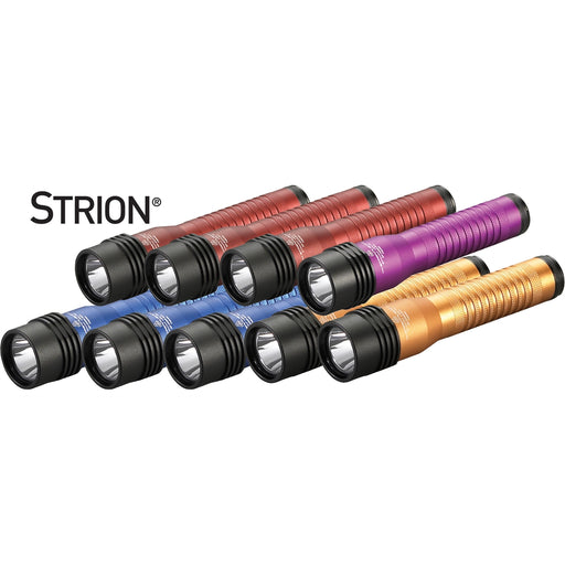 12-Pack Strion LED HL Flashlight in Assorted Color