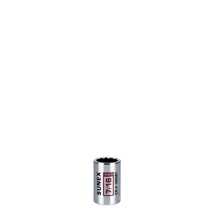 7/16 in. Chrome Socket 12-Point