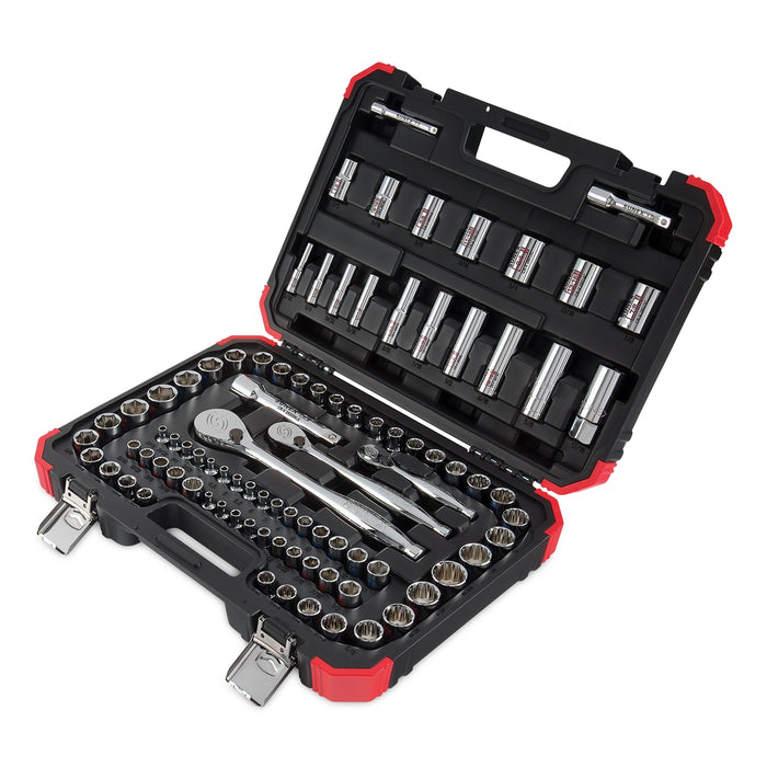 89-Piece 1/4 in., 3/8 in., 1/2 in. Dr