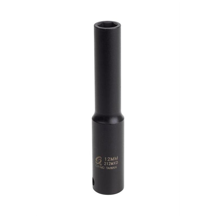 SOC 12MM 1/2D IMP 6PT XDP BLK