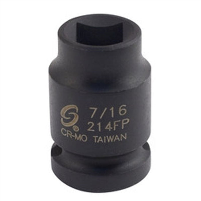 SOC 7/16 1/2D IMP PIPE PLG BLK