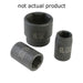 SOC 15MM 1/2D IMP UNIV 12PT DP BLK