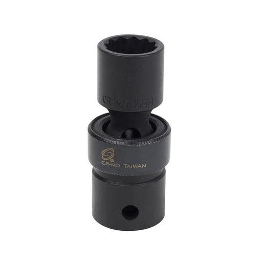 SOC 15MM 1/2D IMP UNIV 12PT DP BLK