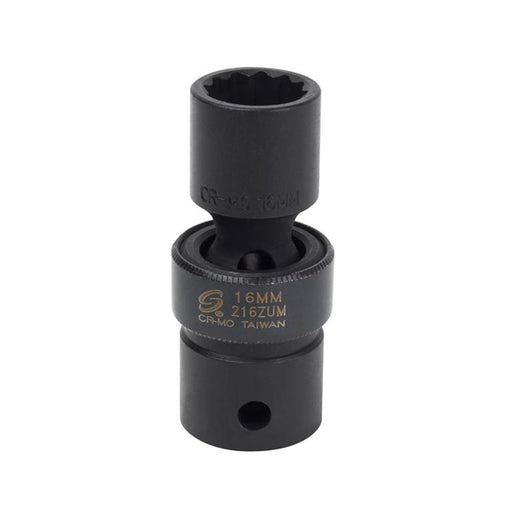 1/2" Dr 16mm 12 Point Deep Universal Impact socket