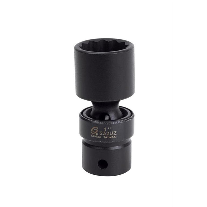 1/2" Dr. 1" 12 Point Universal Impact Socket 