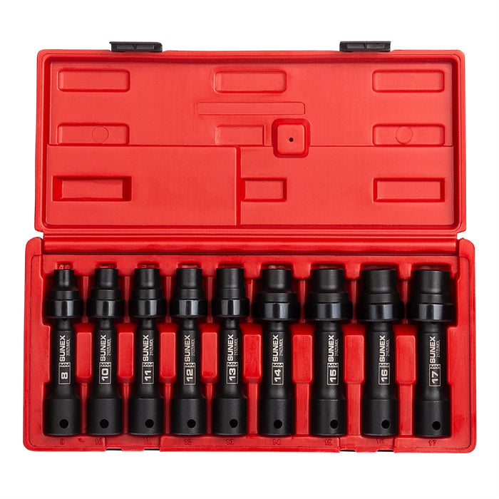 9-Piece 1/2 in. Drive 12-Point Metric