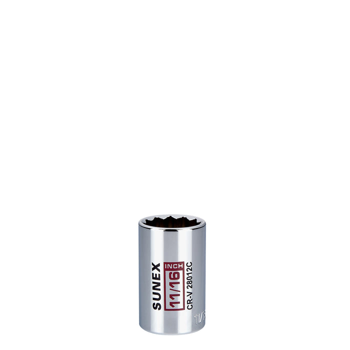 11/16 in. Chrome Socket 12-Point