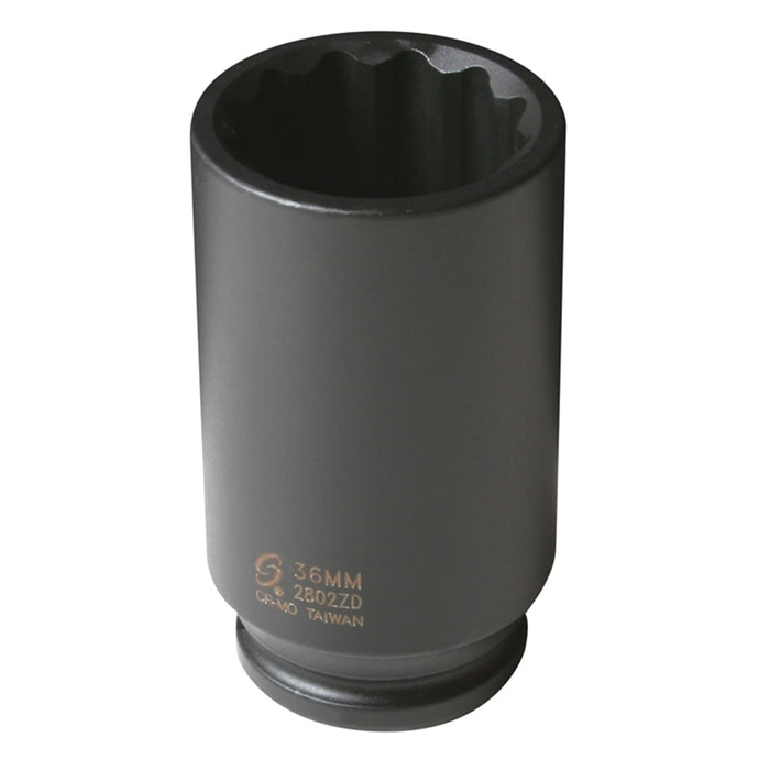 SOC 36MM 1/2D IMP SPNDLE NT 12PT DP